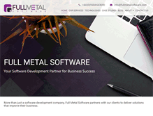 Tablet Screenshot of fullmetalsoftware.com